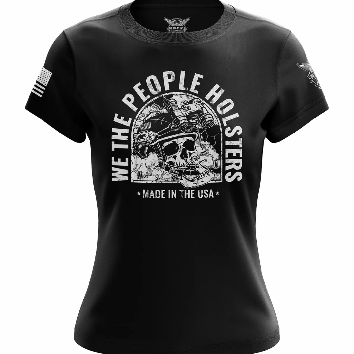 We The People Holsters Fog of War Women's Short Sleeve Shirt Black Clearance
