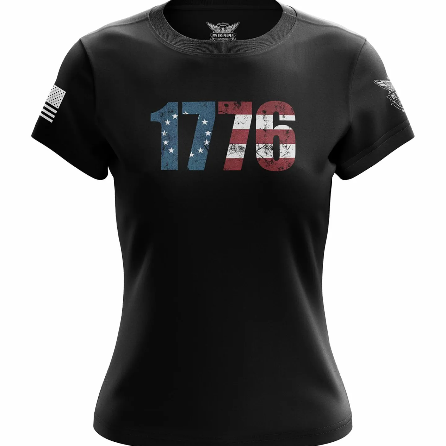 We The People Holsters Forever 1776 Women's Short Sleeve Shirt Black