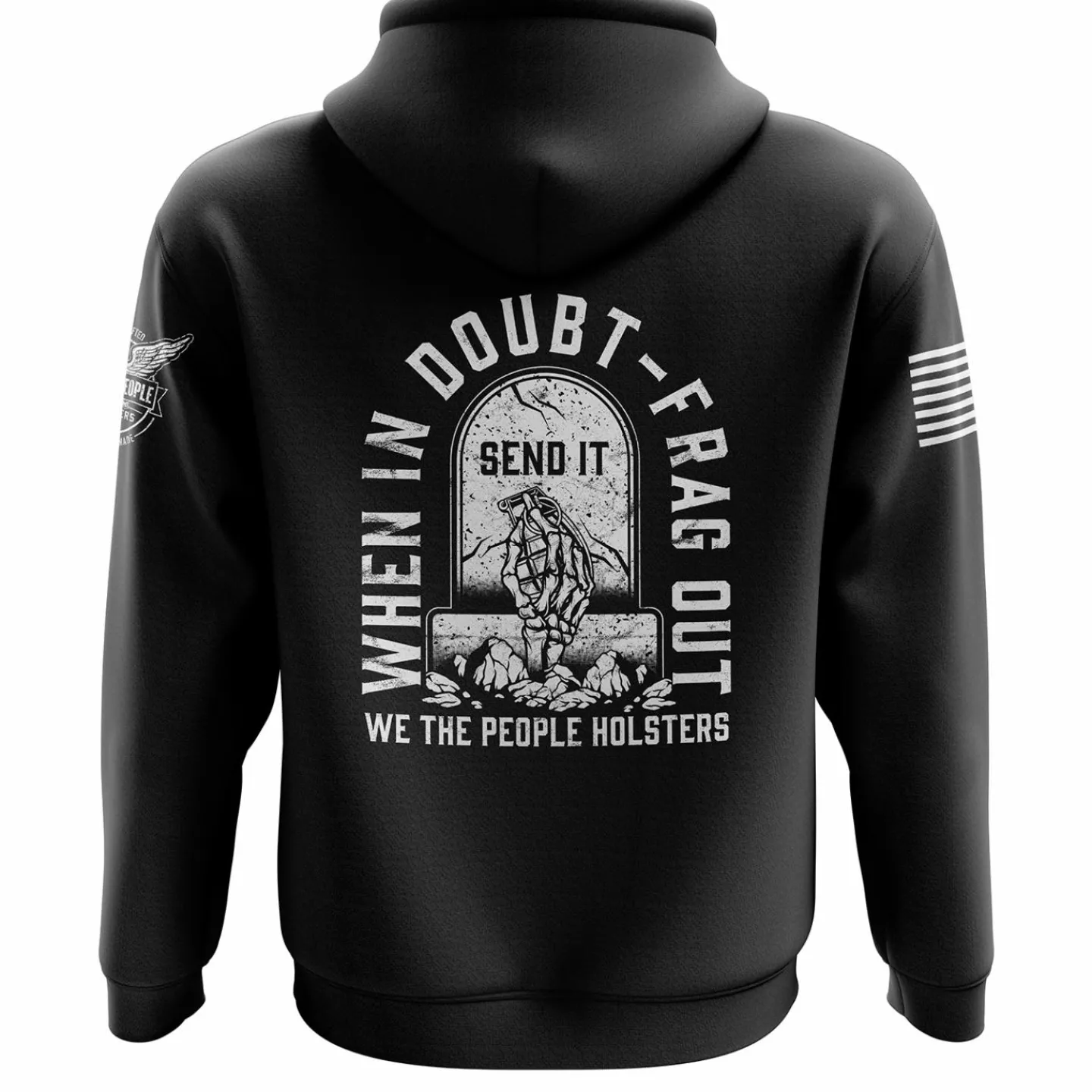 We The People Holsters Frag Out Hoodie Black Hot