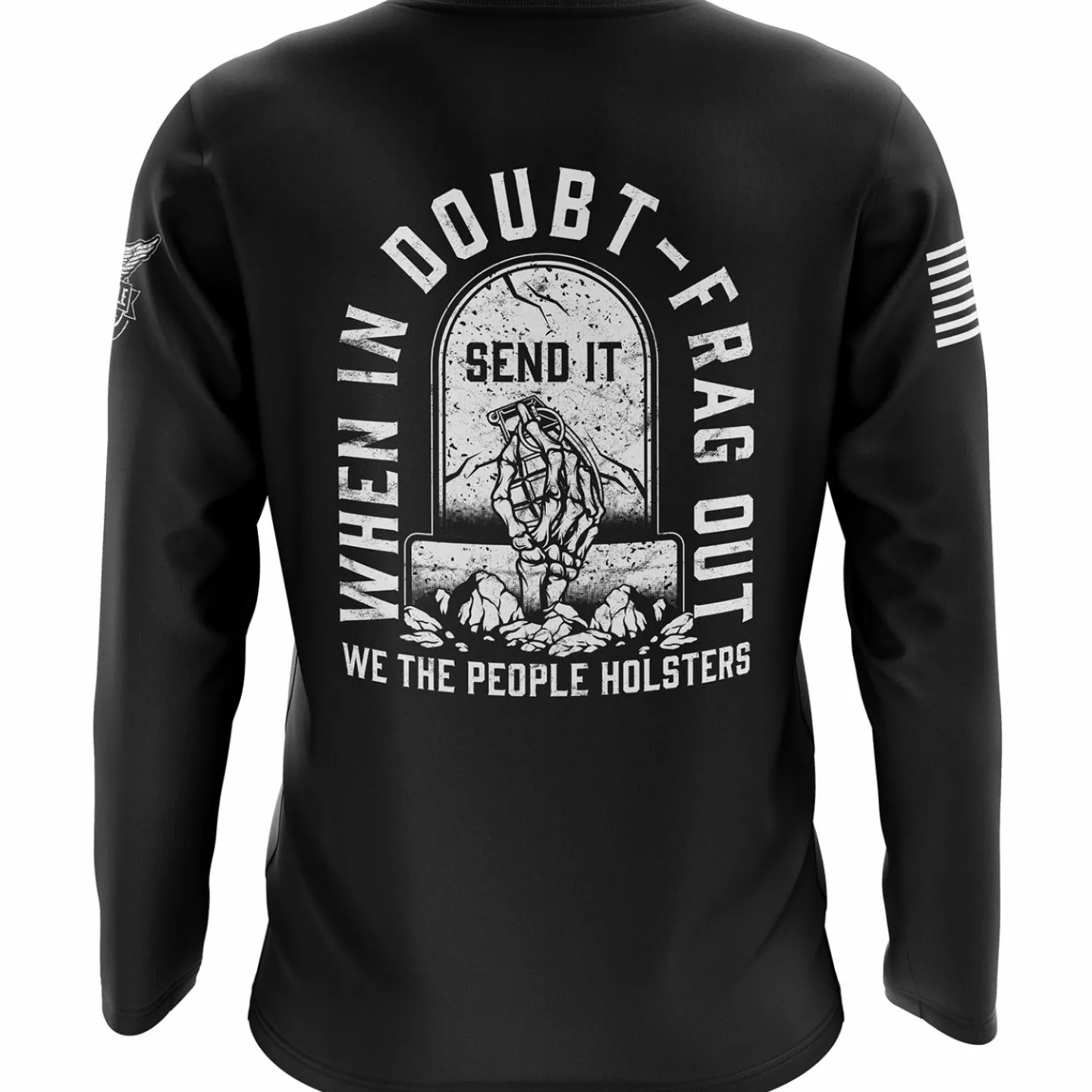 We The People Holsters Frag Out Long Sleeve Shirt Black Sale