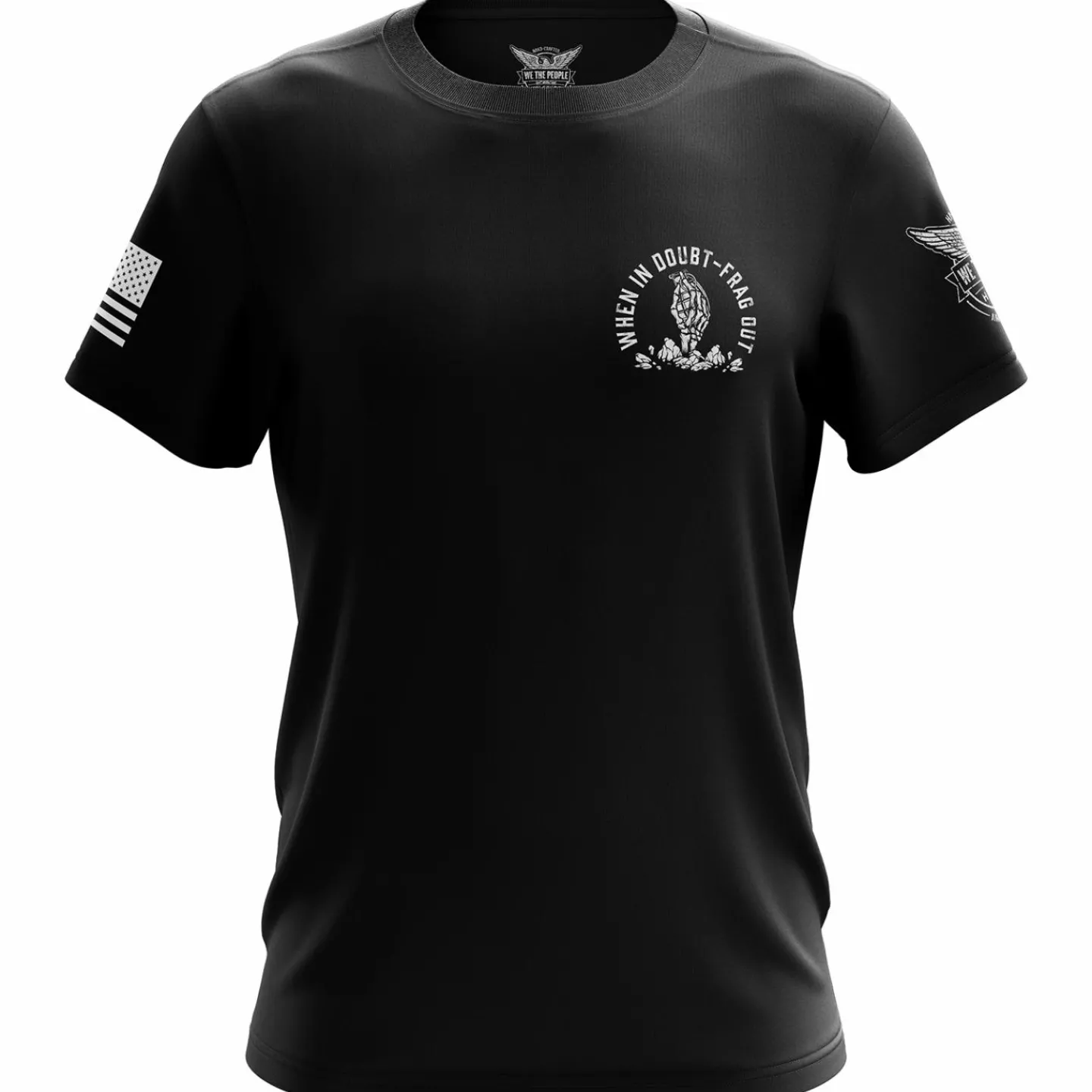 We The People Holsters Frag Out Short Sleeve Shirt Black