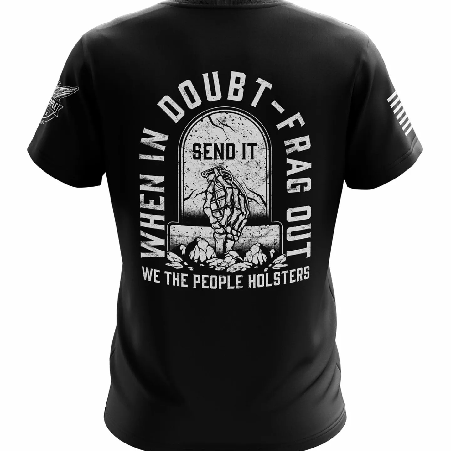 We The People Holsters Frag Out Short Sleeve Shirt Black