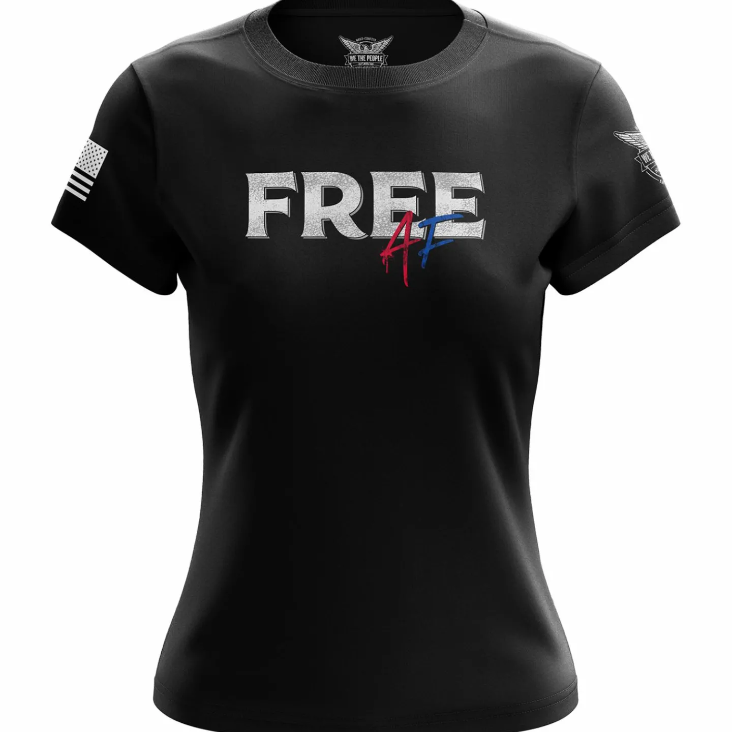 We The People Holsters Free AF Women's Short Sleeve Shirt Black Sale