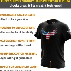 We The People Holsters Free Spirit Short Sleeve Shirt Black Clearance