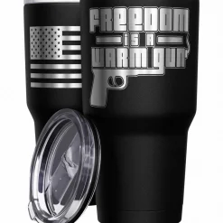 We The People Holsters Freedom Is A Warm Gun Stainless Steel Tumbler Sale
