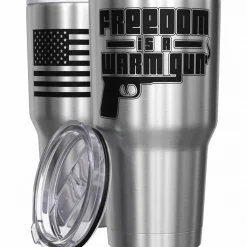 We The People Holsters Freedom Is A Warm Gun Stainless Steel Tumbler Sale