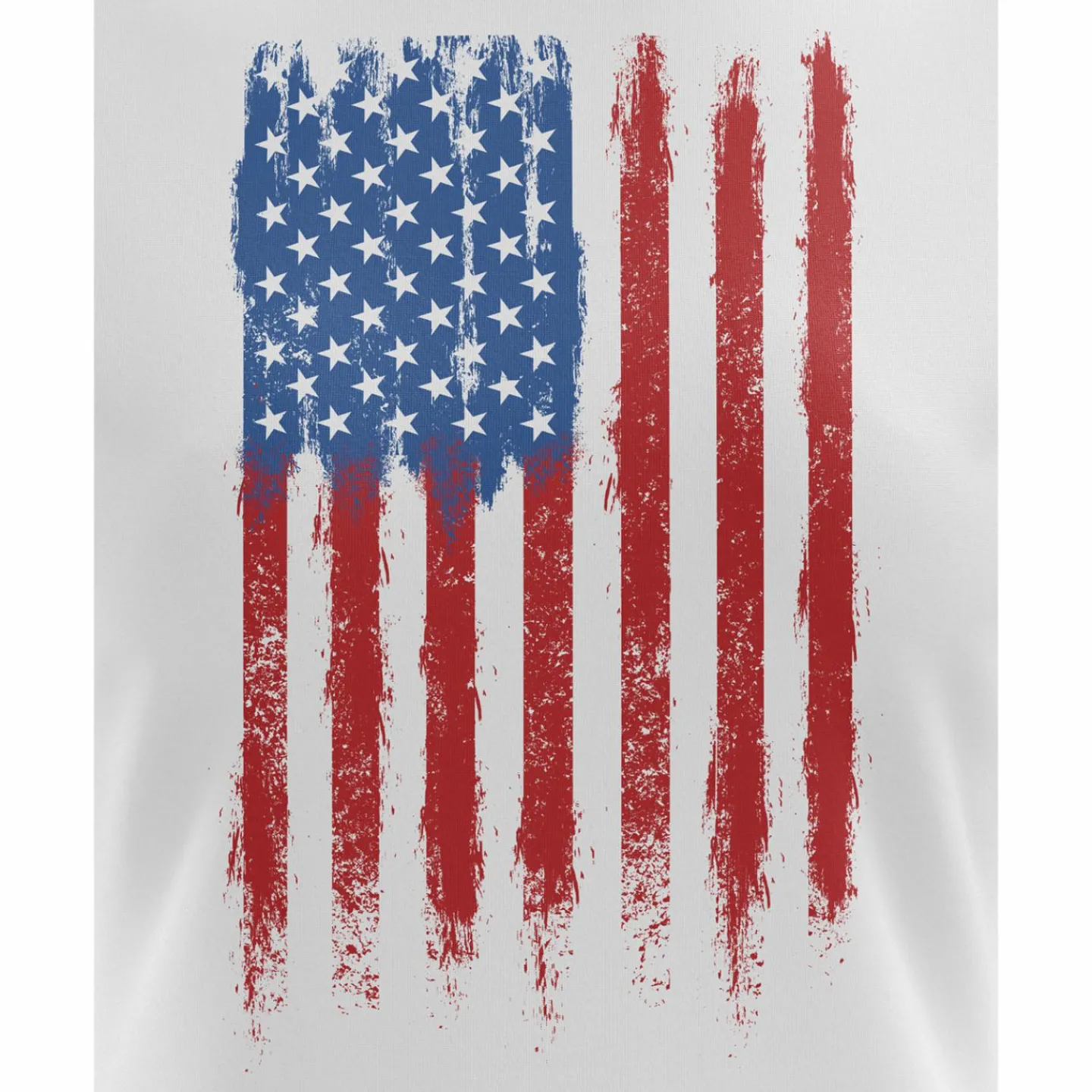 We The People Holsters Fresh Paint American Flag Women's Short Sleeve Shirt White Hot