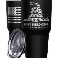 We The People Holsters Gadsden Flag Dont Tread on Me Stainless Steel Tumbler