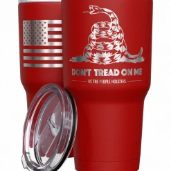 We The People Holsters Gadsden Flag Dont Tread on Me Stainless Steel Tumbler
