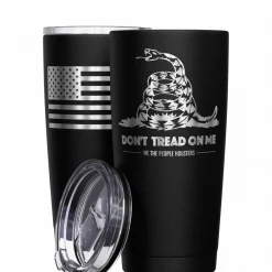 We The People Holsters Gadsden Flag Dont Tread on Me Stainless Steel Tumbler