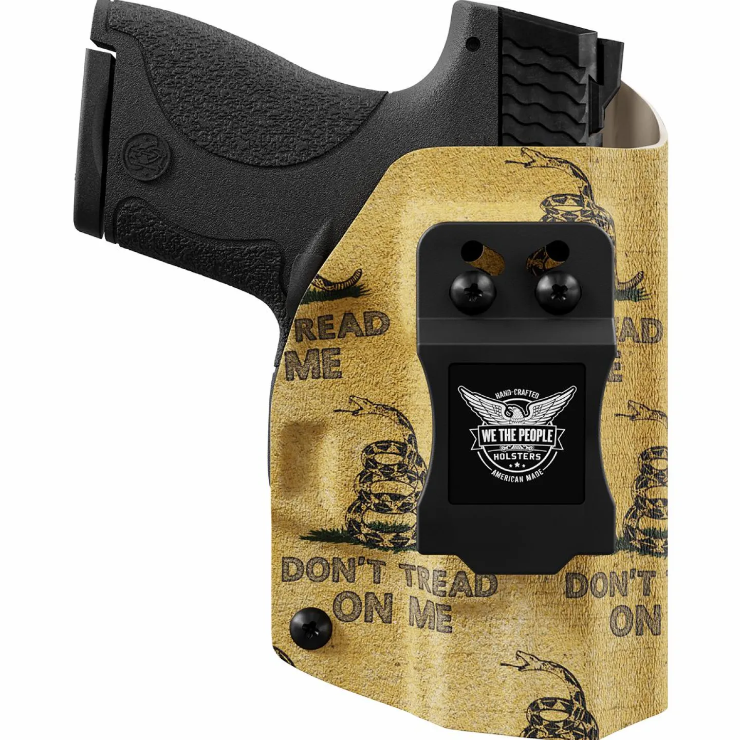 We The People Holsters Gadsden Flag Don't Tread on Me Custom Printed Holster - IWB Kydex Holster Discount
