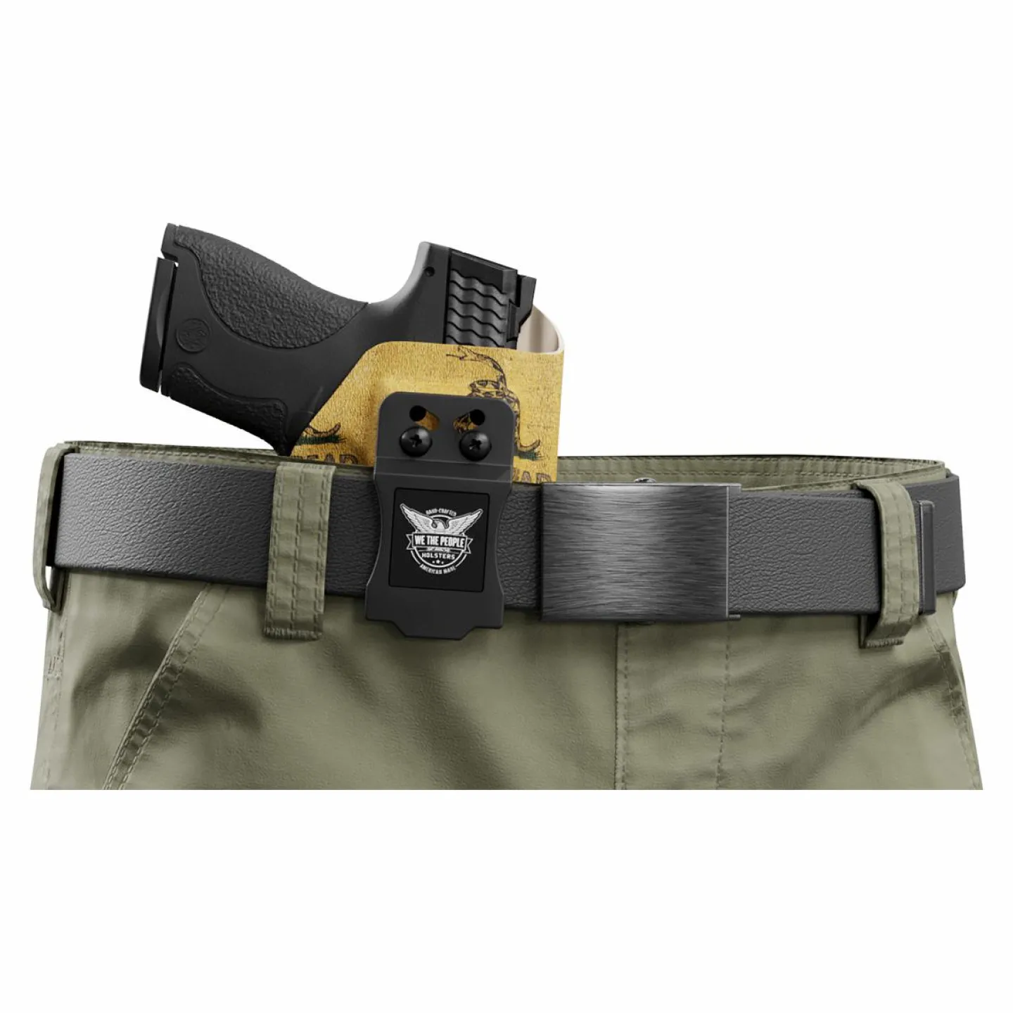 We The People Holsters Gadsden Flag Don't Tread on Me Custom Printed Holster - IWB Kydex Holster Discount