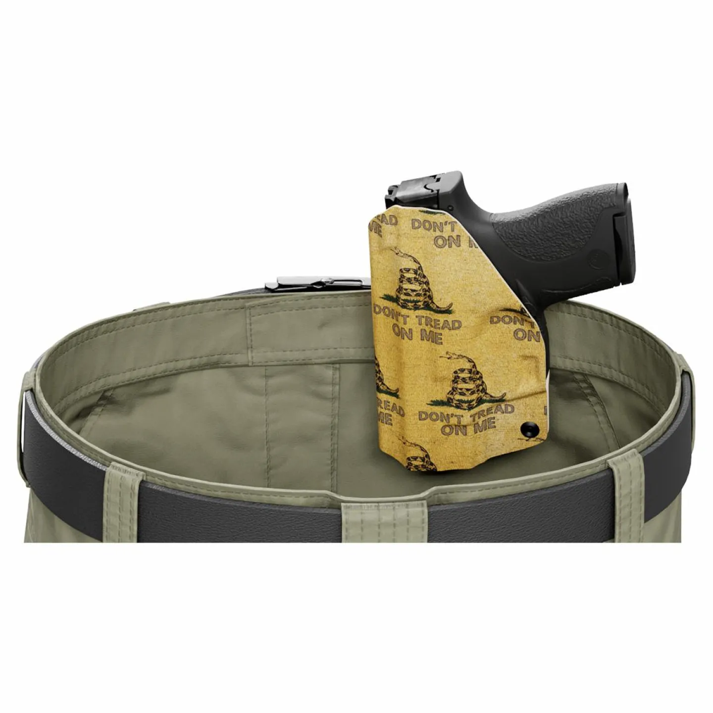 We The People Holsters Gadsden Flag Don't Tread on Me Custom Printed Holster - IWB Kydex Holster Discount