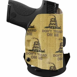 We The People Holsters Gadsden Flag Don't Tread on Me Custom Printed Holster - OWB Kydex Holster New