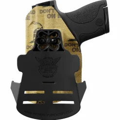 We The People Holsters Gadsden Flag Don't Tread on Me Custom Printed Holster - OWB Kydex Holster New