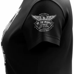 We The People Holsters Girls Just Want to Have Guns Women's Short Sleeve Shirt Black New