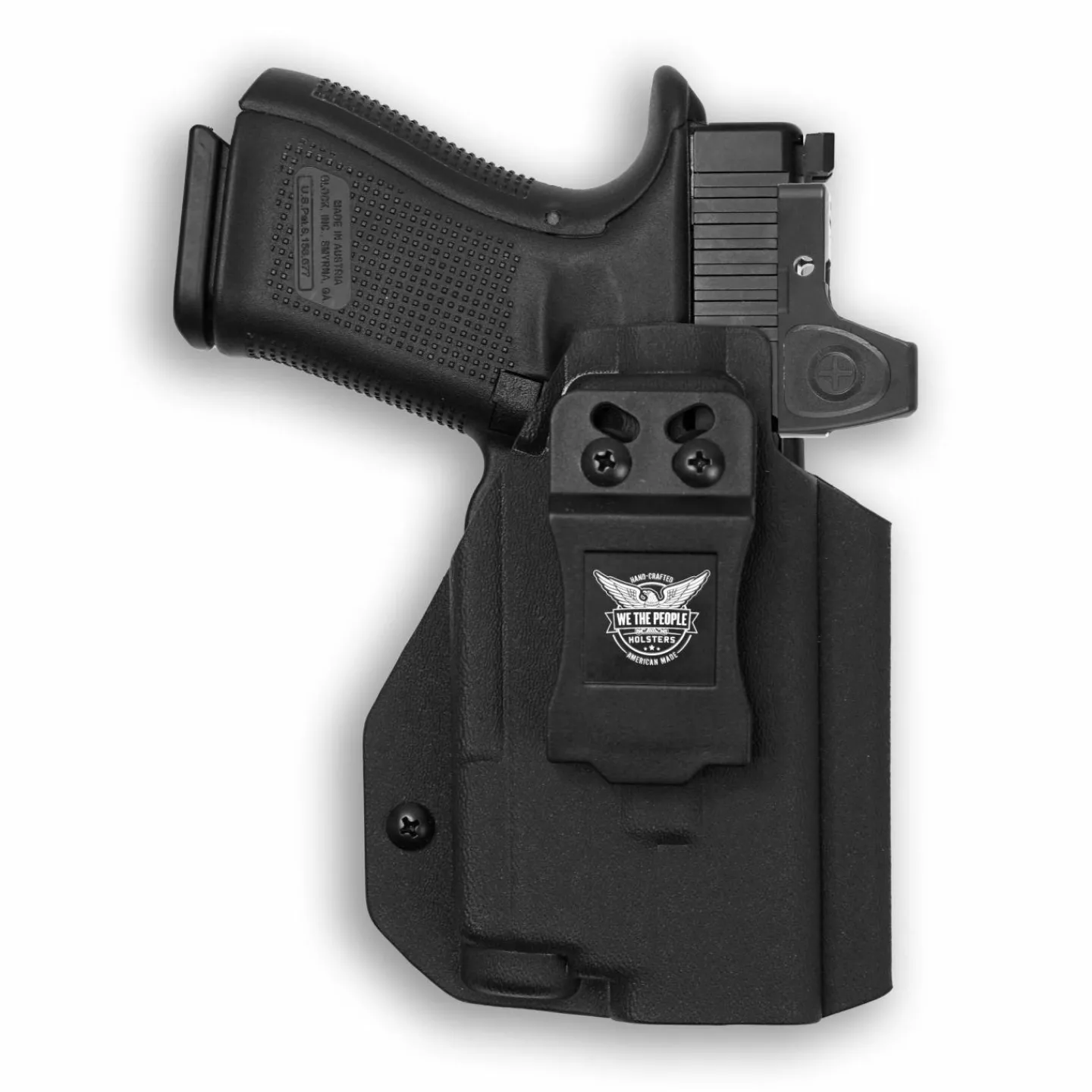 We The People Holsters Glock 23 Gen 1-4 MOS with Olight Baldr S Light Red Dot Optic Cut IWB Holster New