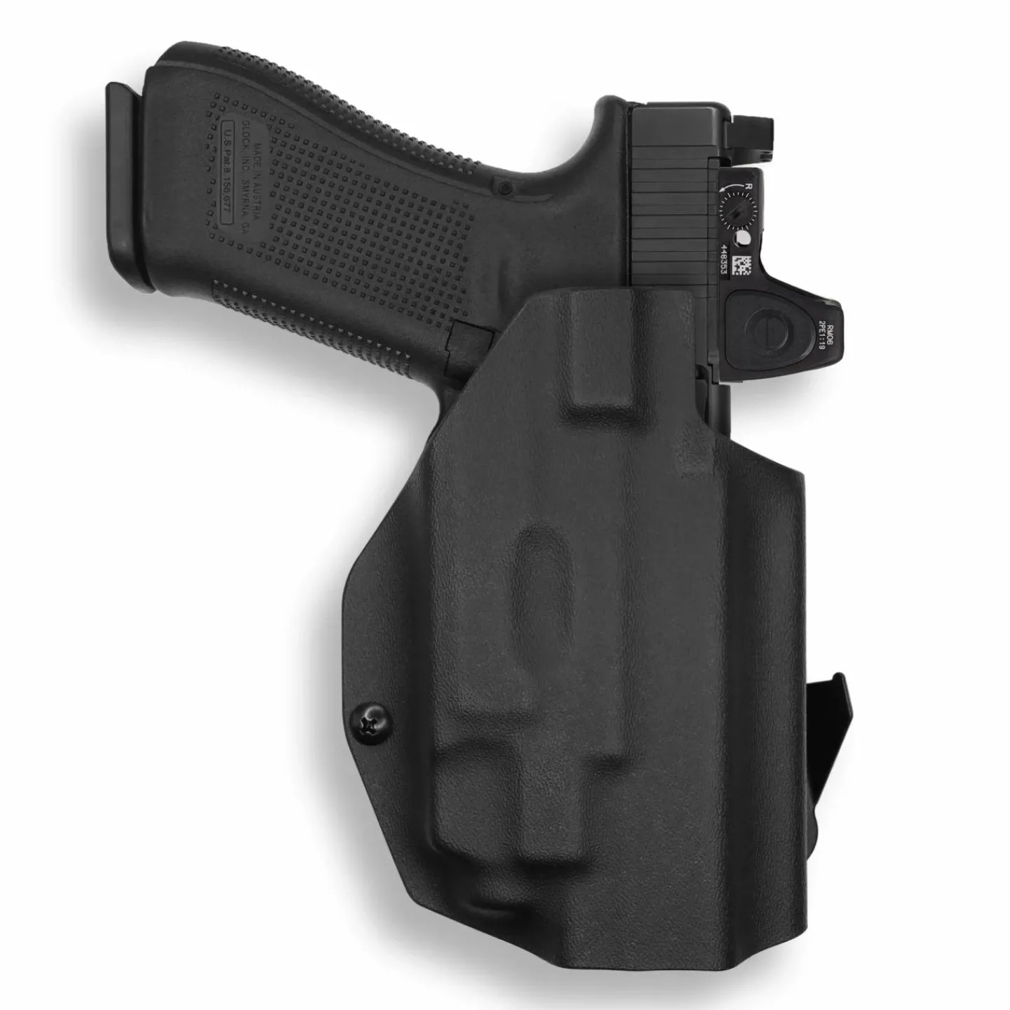 We The People Holsters Glock 22 Gen 1-4 MOS with Streamlight TLR-8/8A Light Red Dot Optic Cut OWB Holster Hot