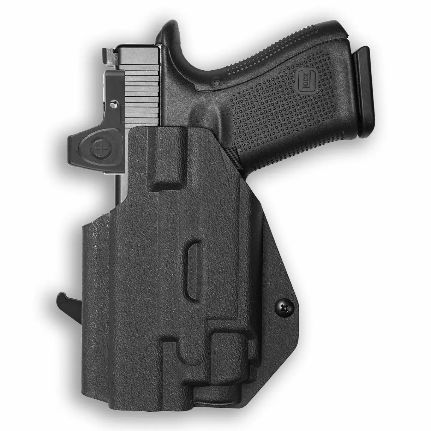 We The People Holsters Glock 23 Gen 5 MOS with Streamlight TLR-8/8A Light Red Dot Optic Cut OWB Holster Best