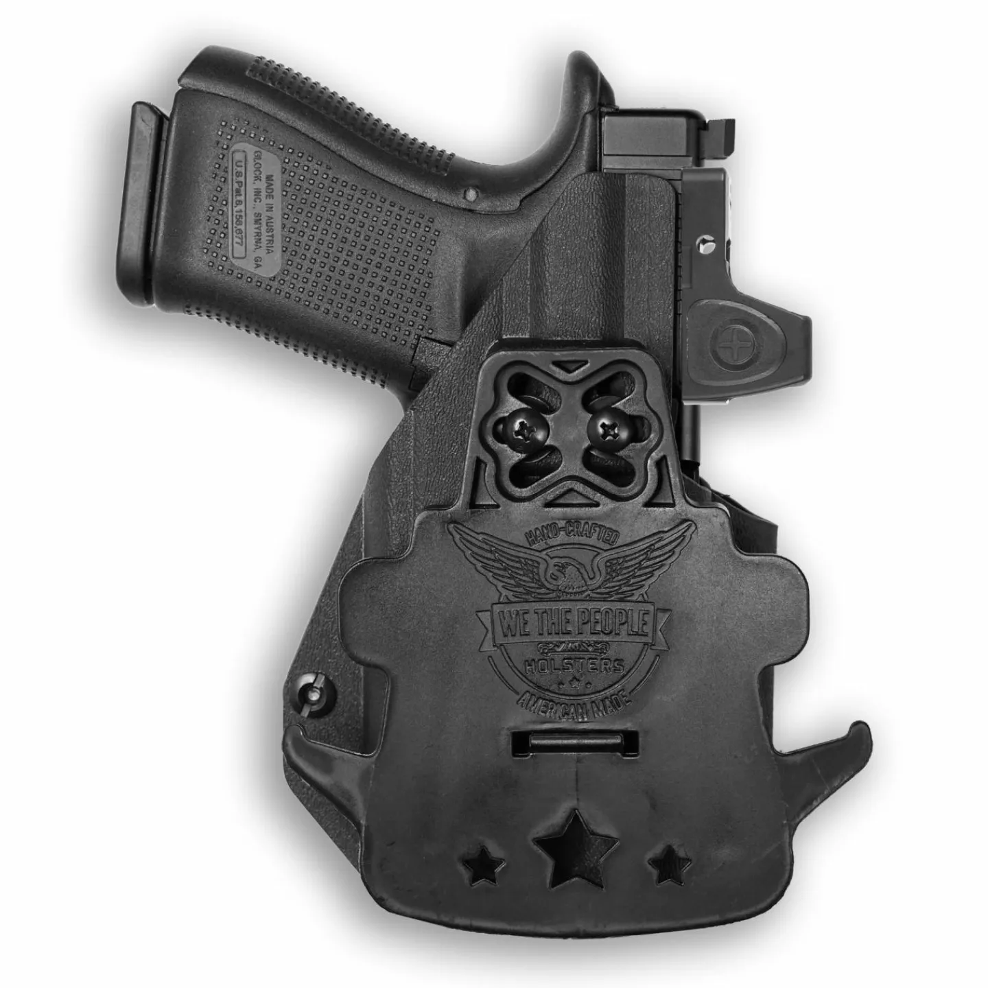 We The People Holsters Glock 23 Gen 5 MOS with Streamlight TLR-8/8A Light Red Dot Optic Cut OWB Holster Best