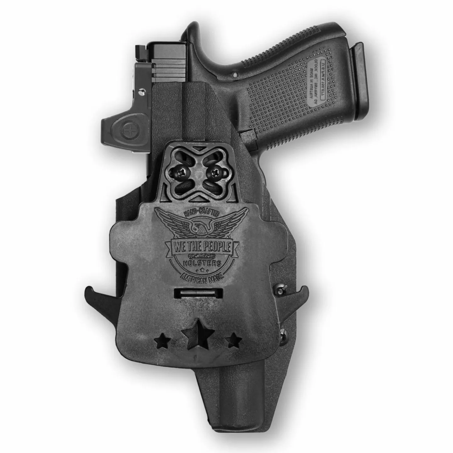 We The People Holsters Glock 23 Gen 5 MOS with Surefire X300U-A Light Red Dot Optic Cut OWB Holster New