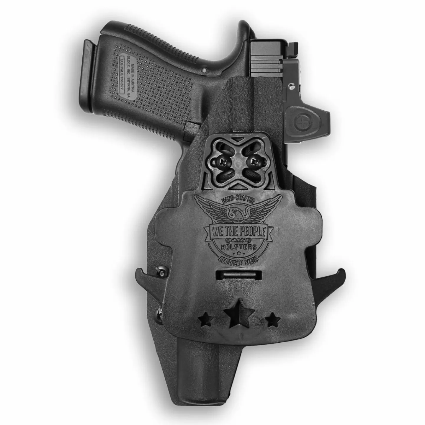 We The People Holsters Glock 23 Gen 5 MOS with Surefire X300U-A Light Red Dot Optic Cut OWB Holster New