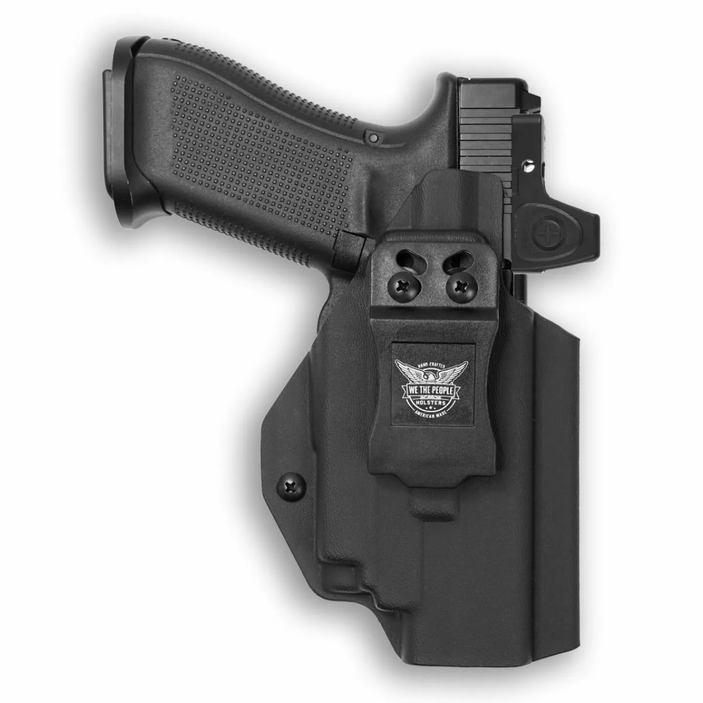 We The People Holsters Glock 17 MOS with Olight PL-Mini 2 Valkyrie Red Dot Optic Cut IWB Holster Best