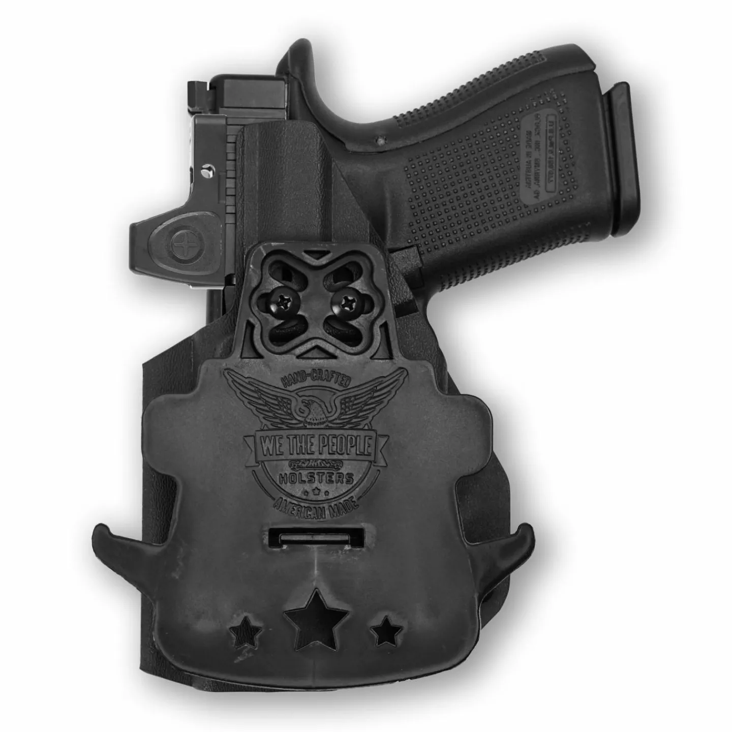 We The People Holsters Glock 19/19X MOS with Olight Baldr RL Mini Red Dot Optic Cut OWB Holster Best