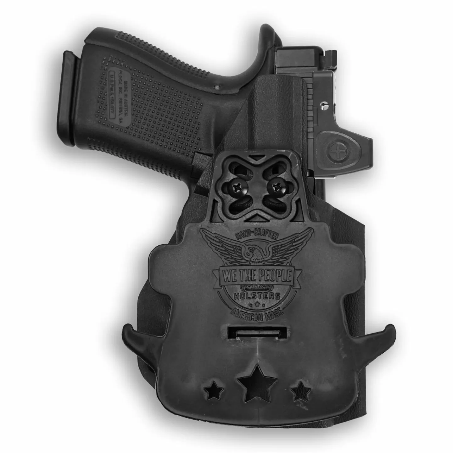 We The People Holsters Glock 19/19X MOS with Olight Baldr RL Mini Red Dot Optic Cut OWB Holster Best