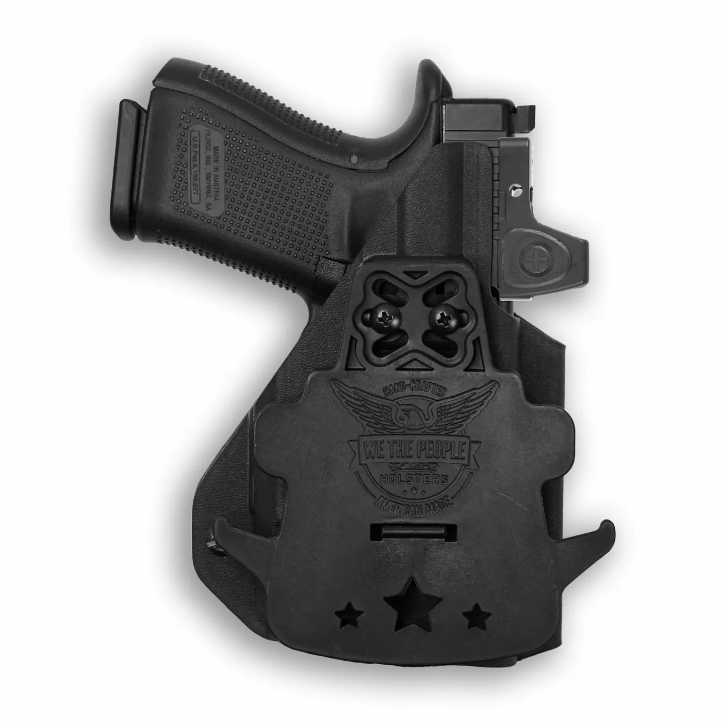 We The People Holsters Glock 19/19X MOS with Solofish SL-1091 Light Red Dot Optic Cut OWB Holster Best