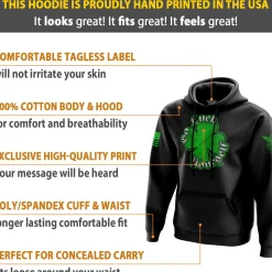 We The People Holsters Go Luck Yourself Hoodie Black New