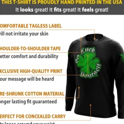 We The People Holsters Go Luck Yourself Long Sleeve Shirt Black