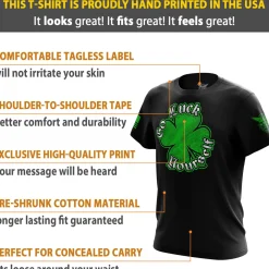 We The People Holsters Go Luck Yourself Short Sleeve Shirt Black