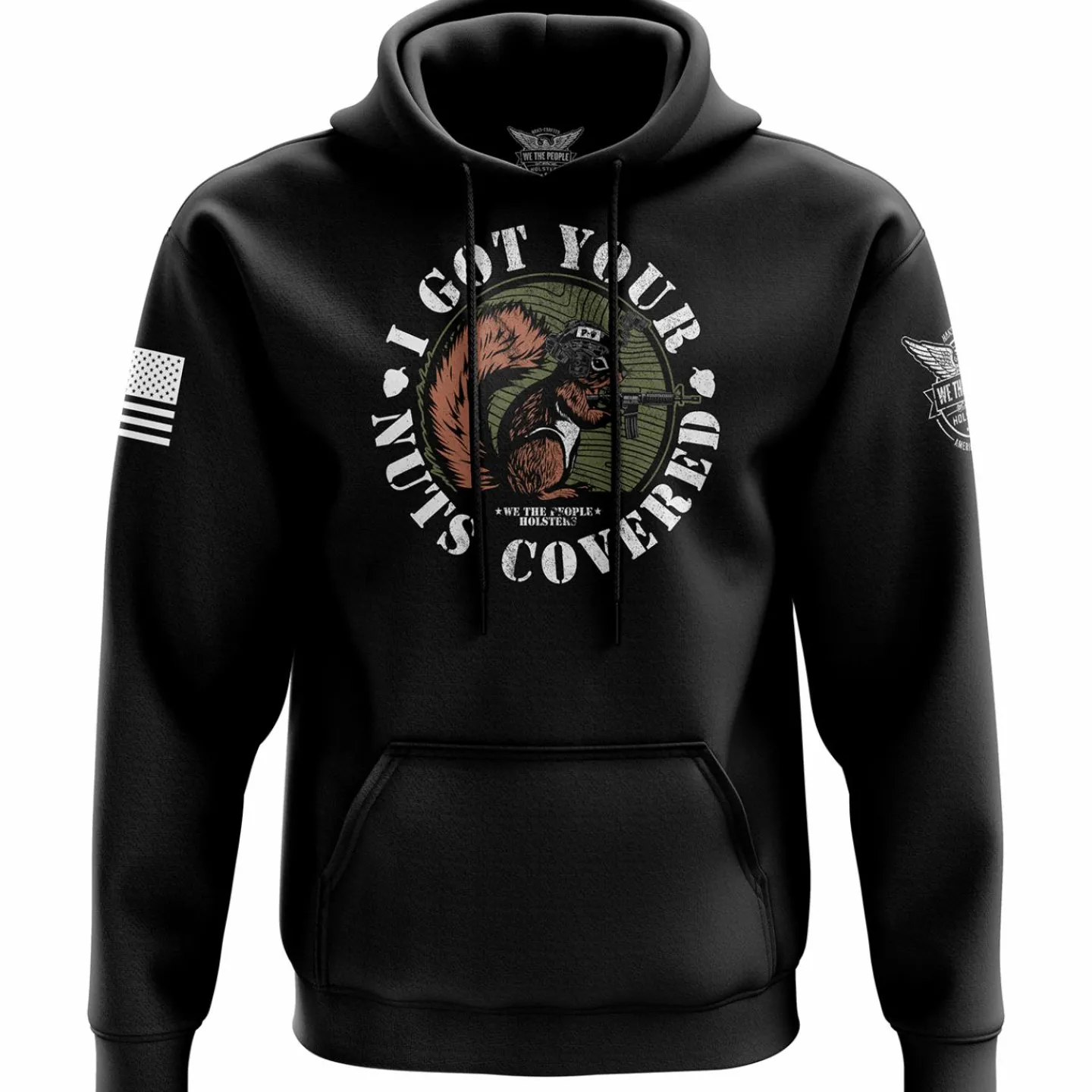 We The People Holsters Got Your Nuts Covered Hoodie Black Clearance
