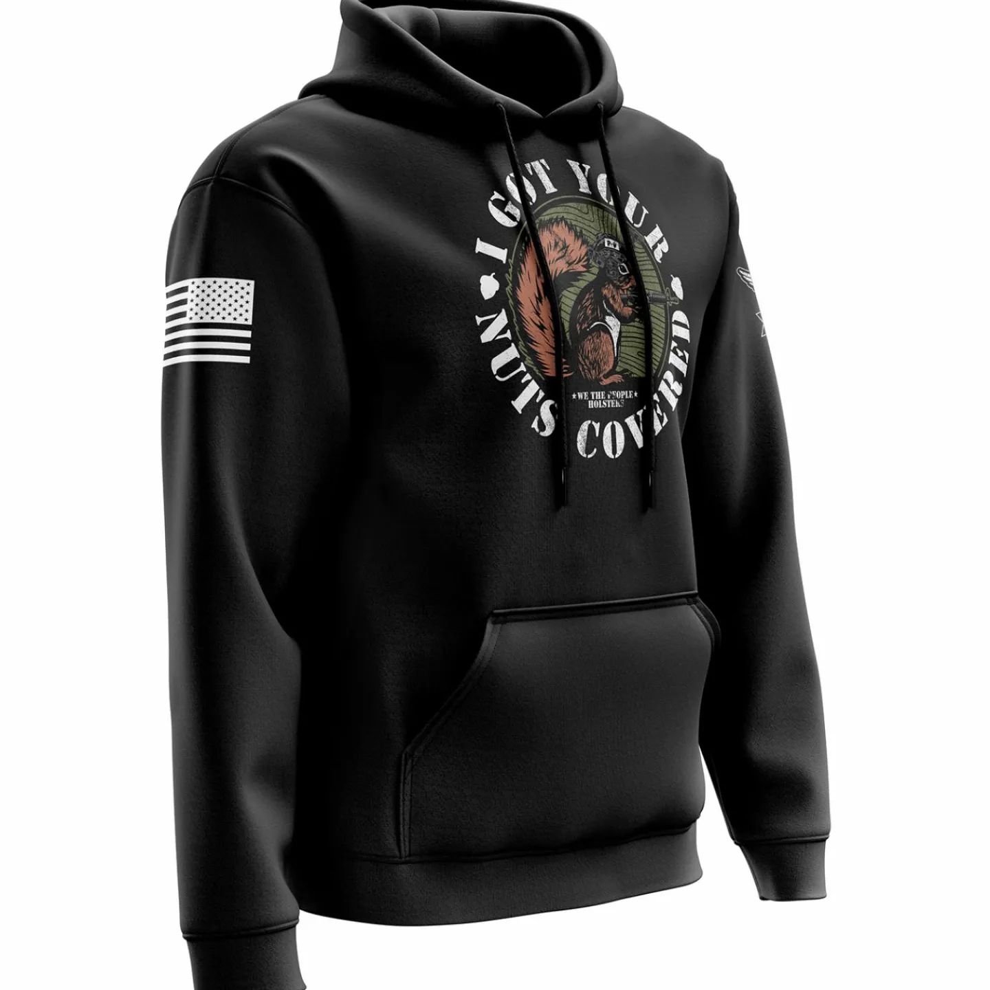 We The People Holsters Got Your Nuts Covered Hoodie Black Clearance