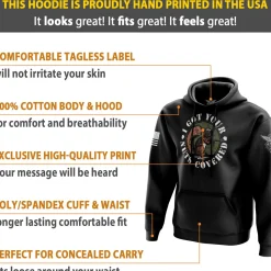 We The People Holsters Got Your Nuts Covered Hoodie Black Clearance