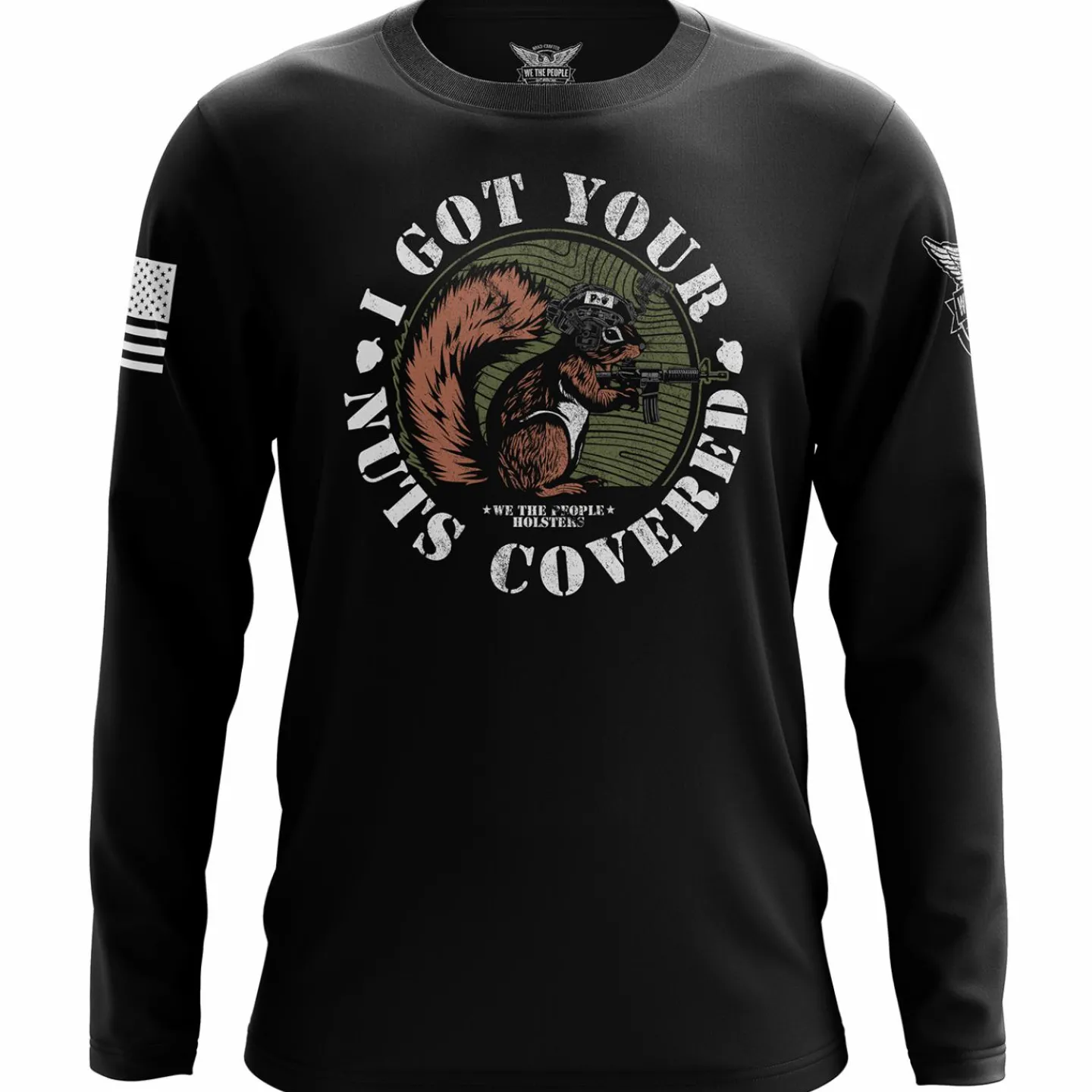 We The People Holsters Got Your Nuts Covered Long Sleeve Shirt Black Outlet