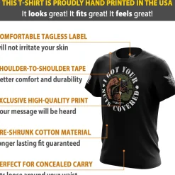We The People Holsters Got Your Nuts Covered Short Sleeve Shirt Black Sale