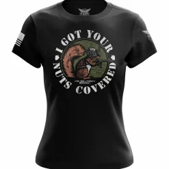 We The People Holsters Got Your Nuts Covered Women's Short Sleeve Shirt Black Best