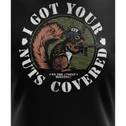 We The People Holsters Got Your Nuts Covered Women's Short Sleeve Shirt Black Best