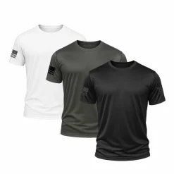 We The People Holsters Grayscale Performance Shirt Bundle (3 Pack) Multi New