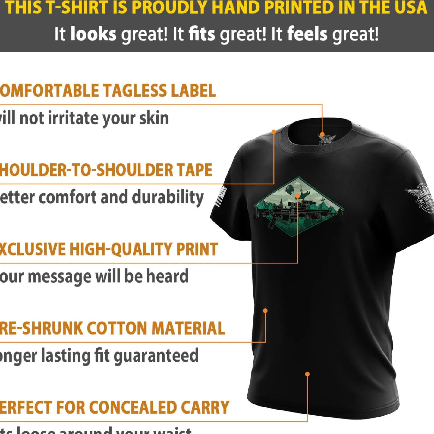We The People Holsters Great Endoors Short Sleeve Shirt