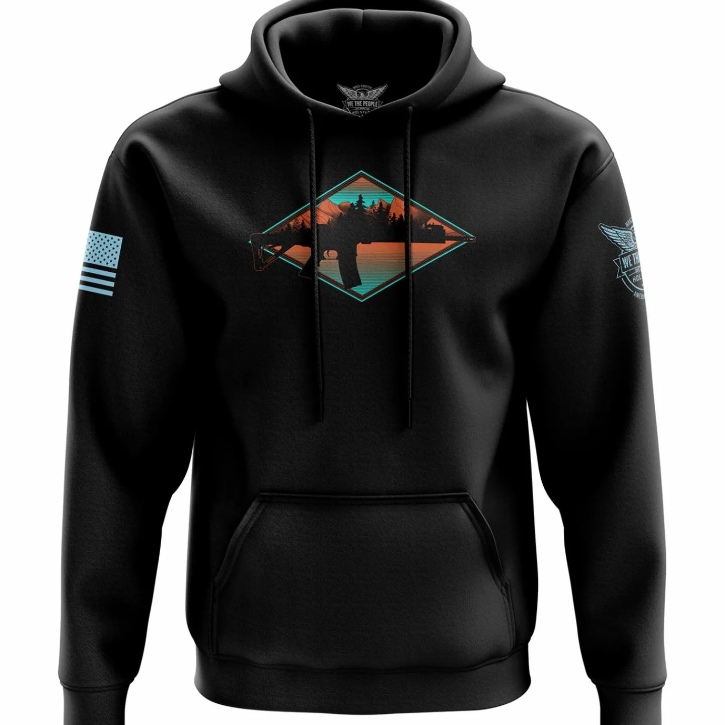 We The People Holsters Great Outdoors Rifle Hoodie Black New