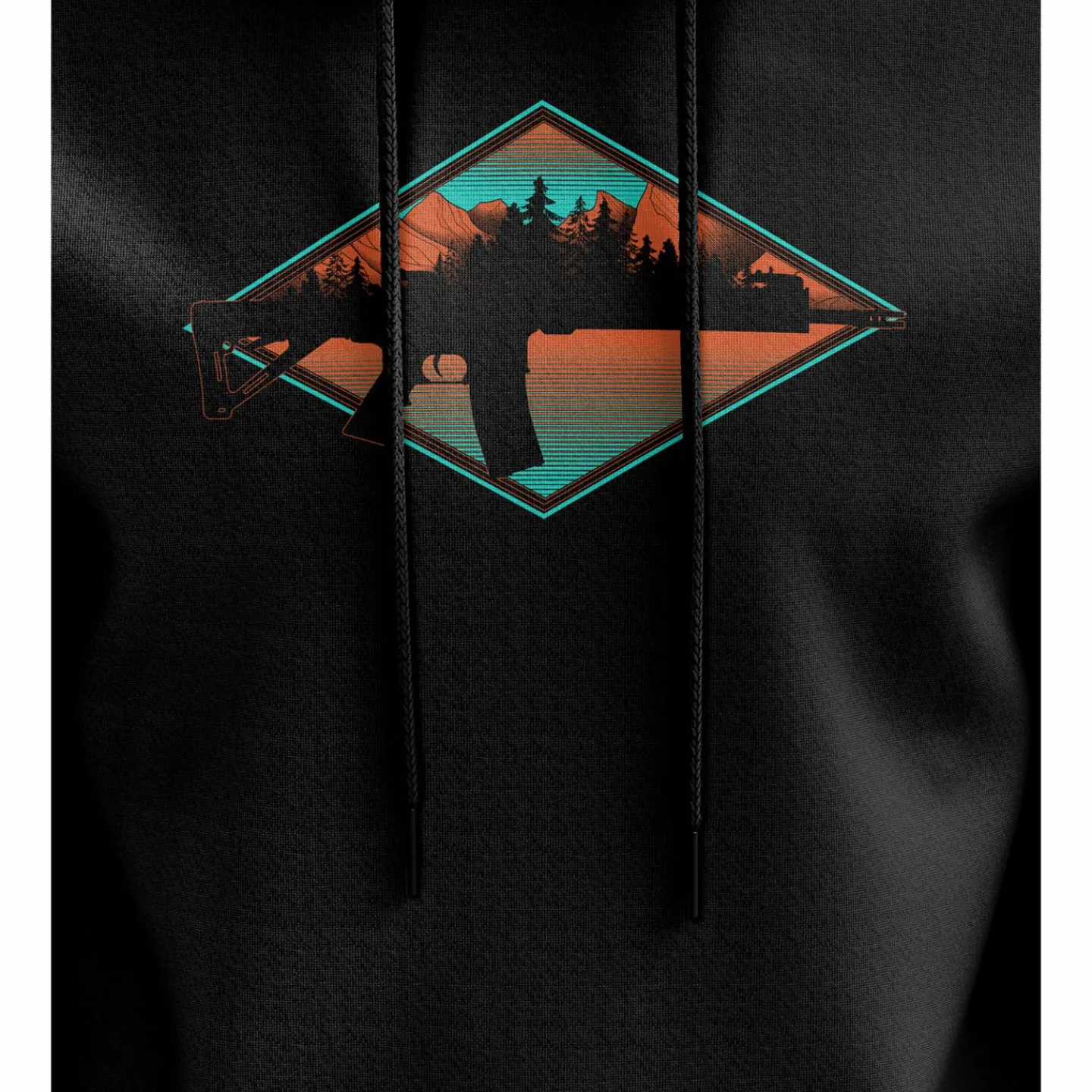 We The People Holsters Great Outdoors Rifle Hoodie Black New