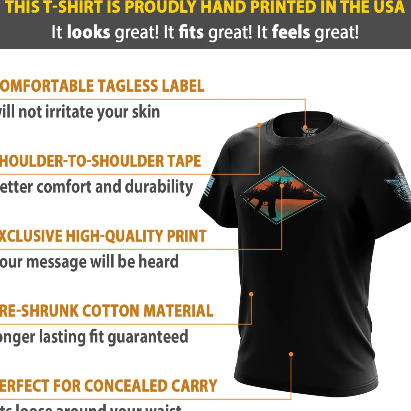 We The People Holsters Great Outdoors Rifle Short Sleeve Shirt Online