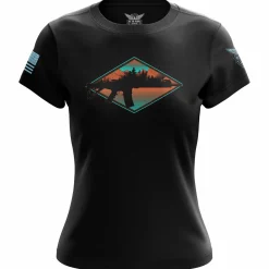 We The People Holsters Great Outdoors Rifle Women's Short Sleeve Shirt Black Online