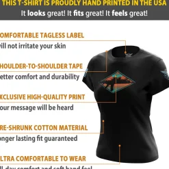 We The People Holsters Great Outdoors Rifle Women's Short Sleeve Shirt Black Online