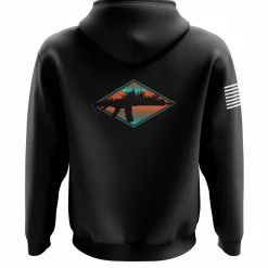 We The People Holsters Great Outdoors Rifle Zip Up Hoodie Black New