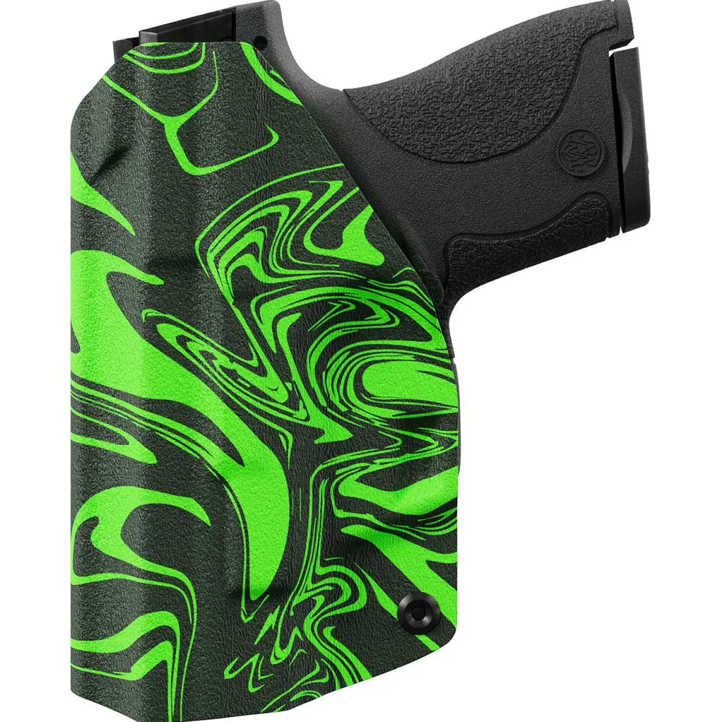 We The People Holsters Green Ink Swirl Custom Printed Holster - IWB Kydex Holster Online