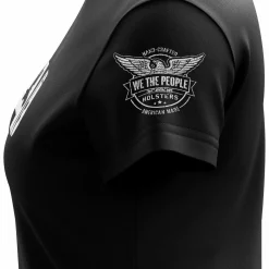 We The People Holsters Gun Dad Women's Short Sleeve Shirt Black